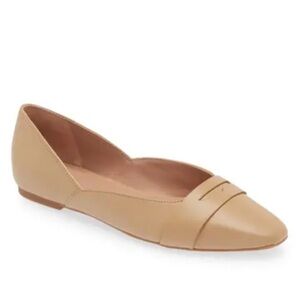 Nordstrom Jacki Lea Tan Leather Loafers Women's Size 8.5